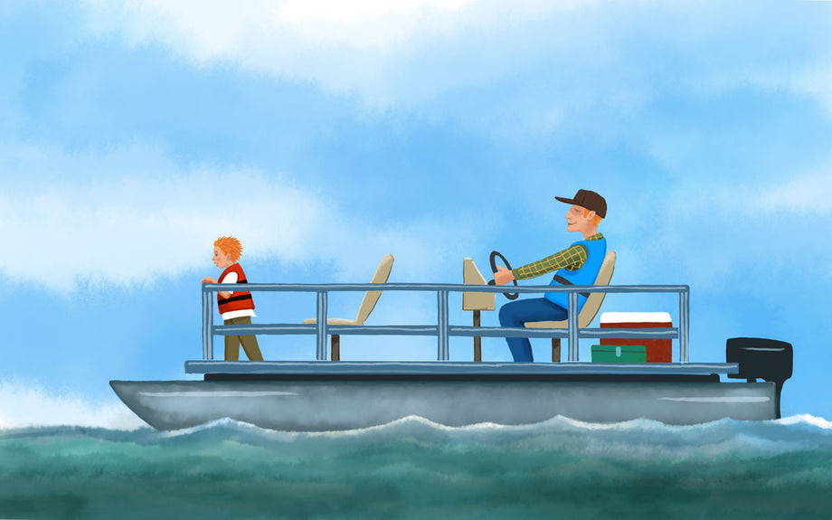 Fishing With Dad Personalised Kids Story Book 